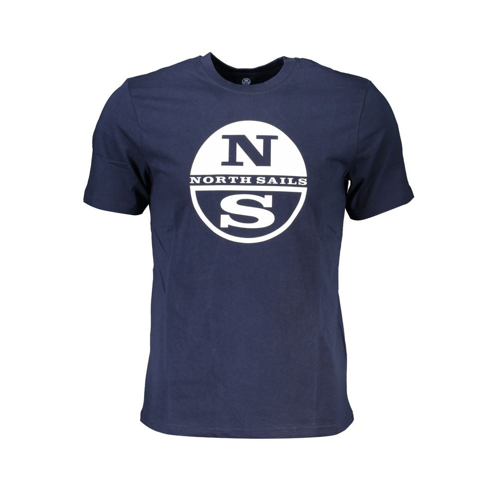 Blue Cotton T-Shirt-North Sails-LabelTerrace.com