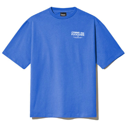 Blue Cotton T-Shirt-Comme Des Fuckdown-LabelTerrace.com