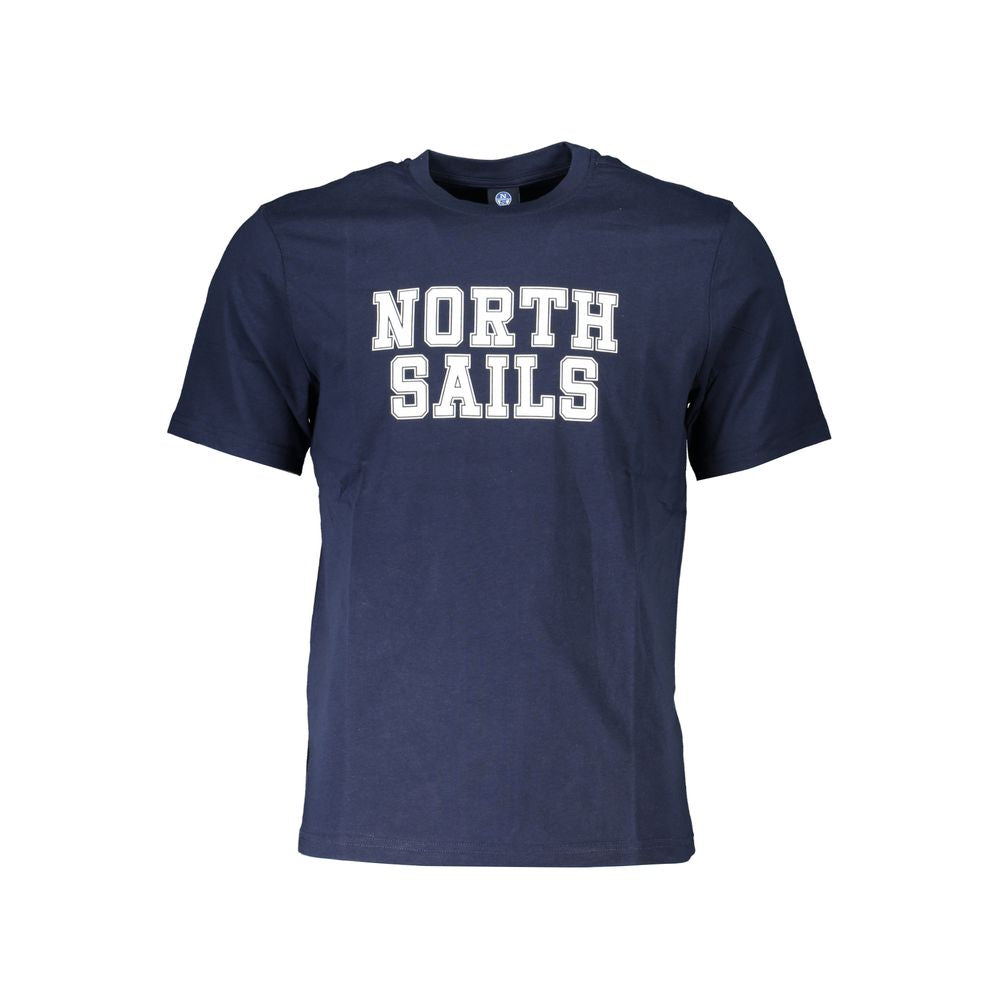 Blue Cotton T-Shirt-North Sails-LabelTerrace.com