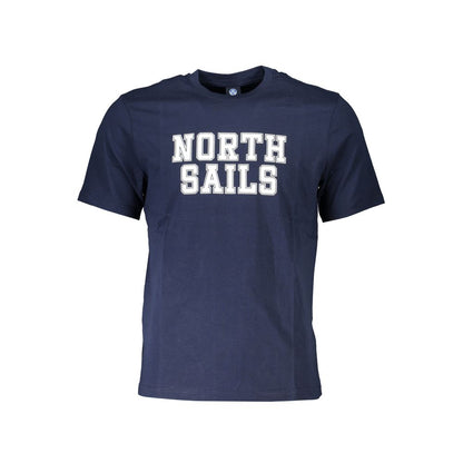Blue Cotton T-Shirt-North Sails-LabelTerrace.com