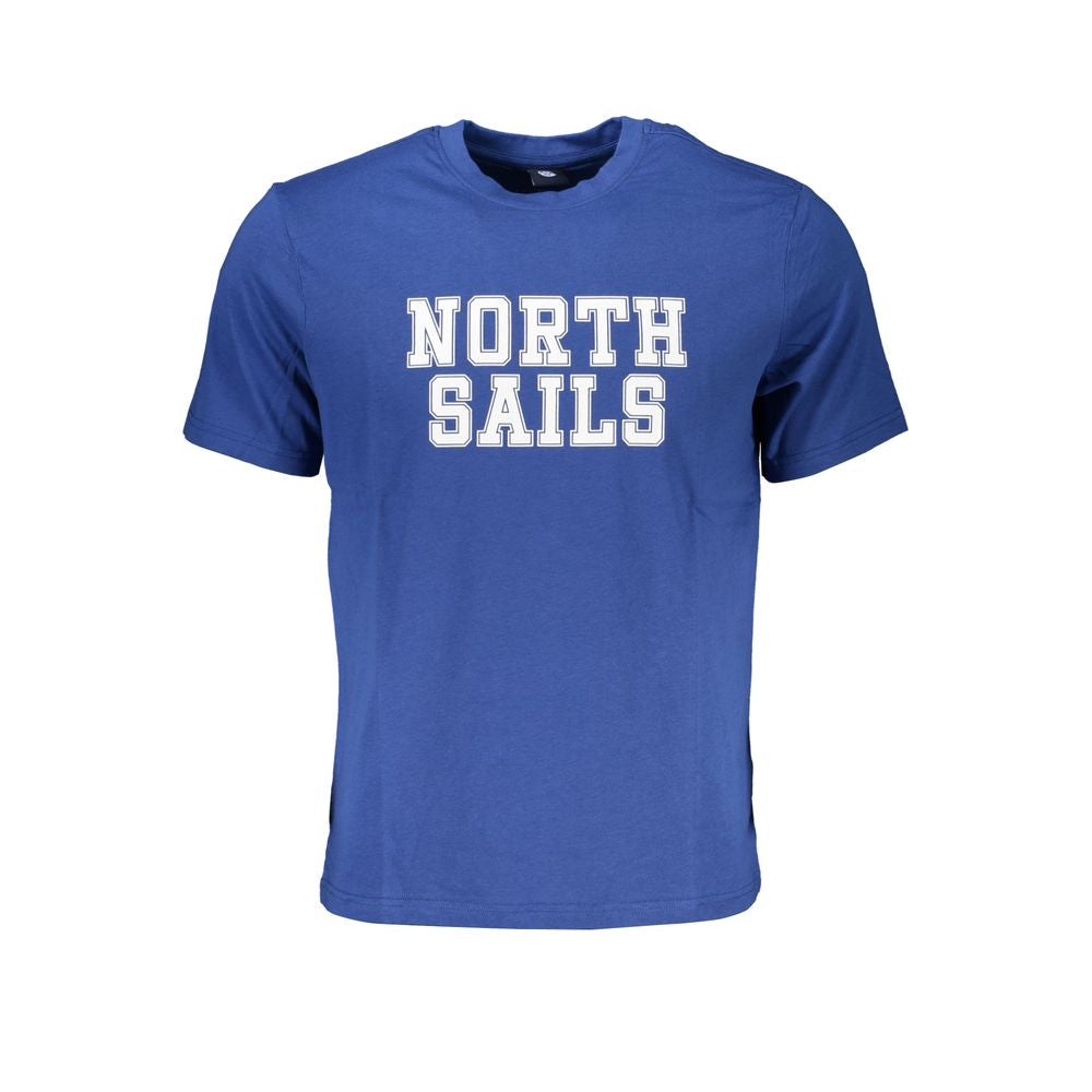 Blue Cotton T-Shirt-North Sails-LabelTerrace.com