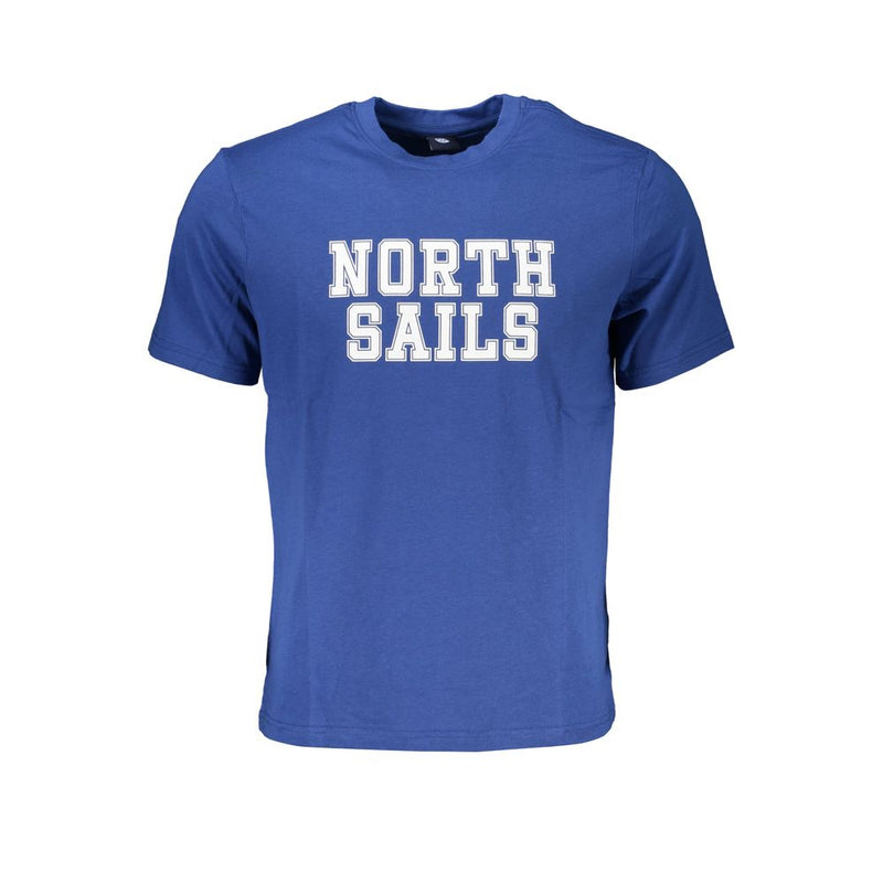 Blue Cotton T-Shirt-North Sails-LabelTerrace.com