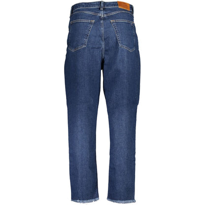 Blue Cotton Women Jeans