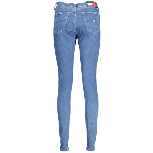 Blue Cotton Women Skinny Jean-Tommy Hilfiger-LabelTerrace.com