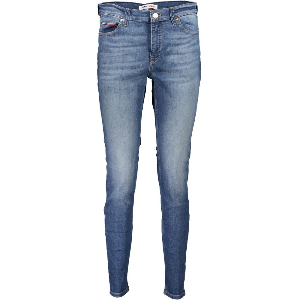 Blue Cotton Women Skinny Jean-Tommy Hilfiger-LabelTerrace.com