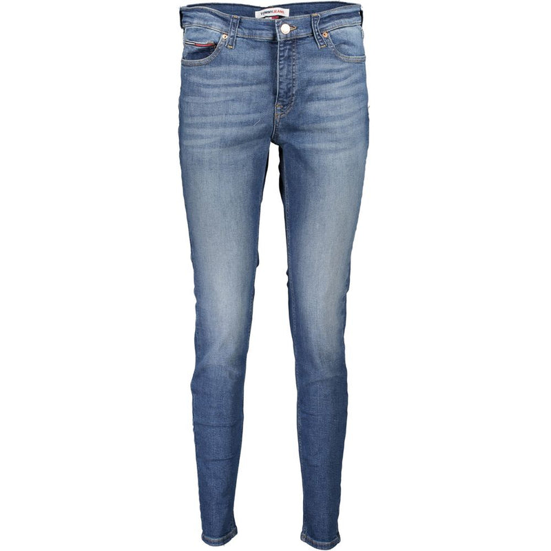 Blue Cotton Women Skinny Jean-Tommy Hilfiger-LabelTerrace.com
