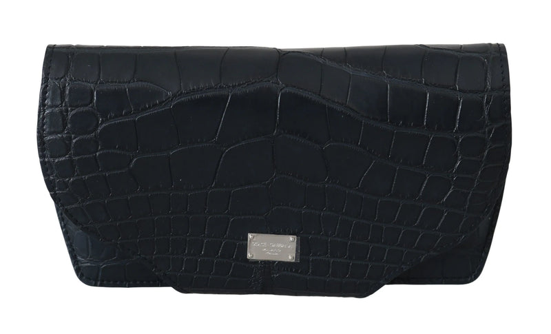 Blue Crocodile Eyewear Sunglasses Case Cover Pouch-Dolce & Gabbana-LabelTerrace.com