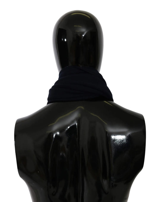 Blue #DGLovesLondon Wrap Shawl Wool Scarf-Dolce & Gabbana-LabelTerrace.com