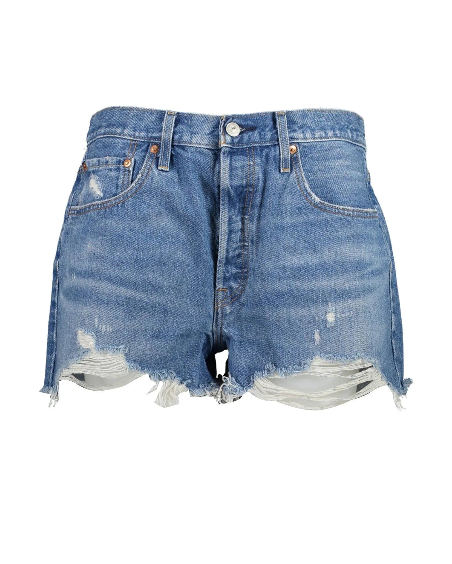 Blue Denim Shorts