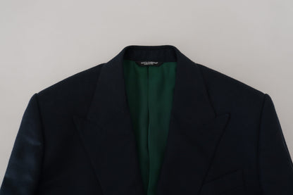Blue Double Breasted Formal Coat Blazer