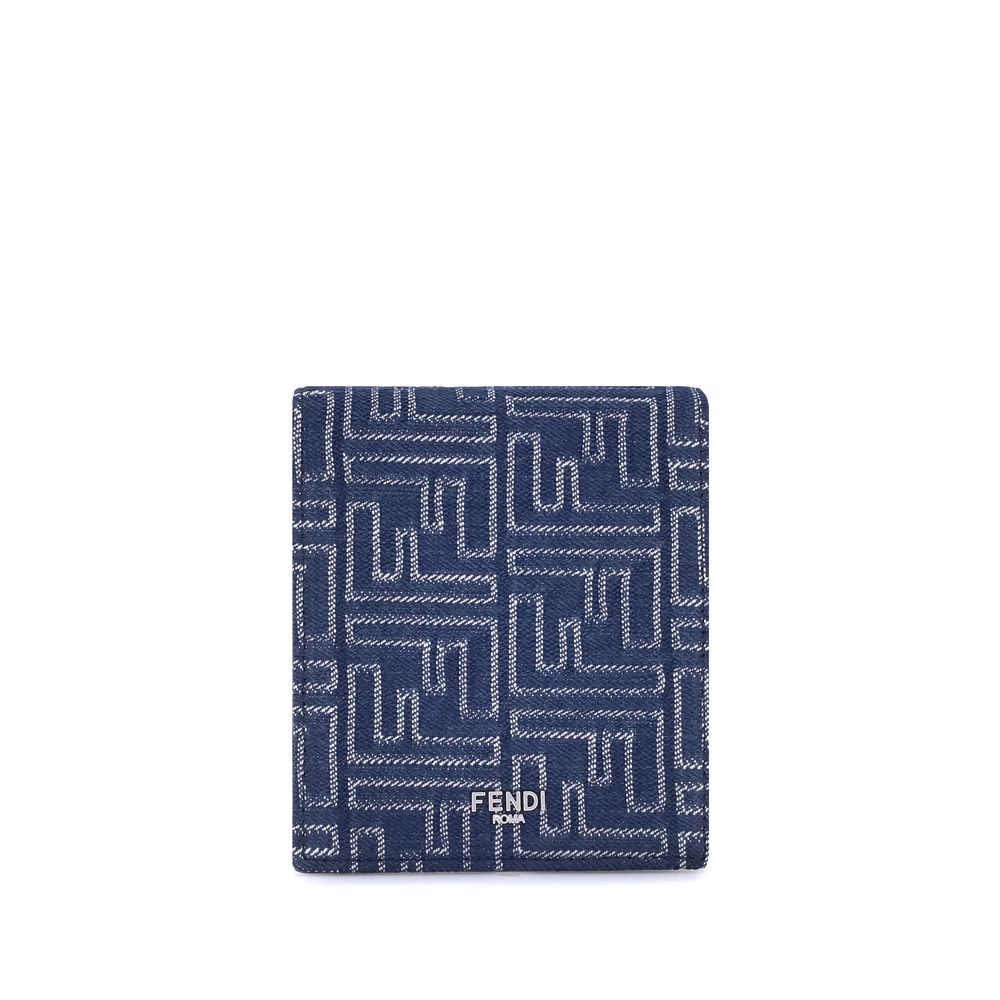 Blue Fabric Wallet