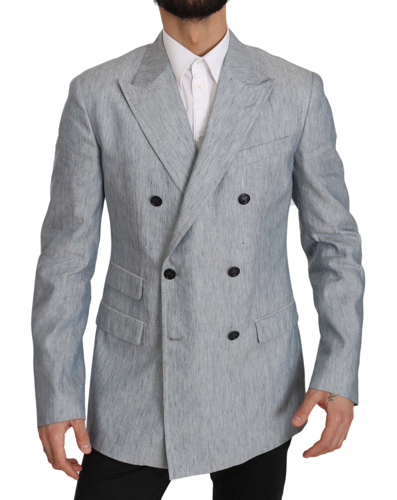 Blue Flax NAPOLI Jacket Coat Blazer-Dolce & Gabbana-LabelTerrace.com