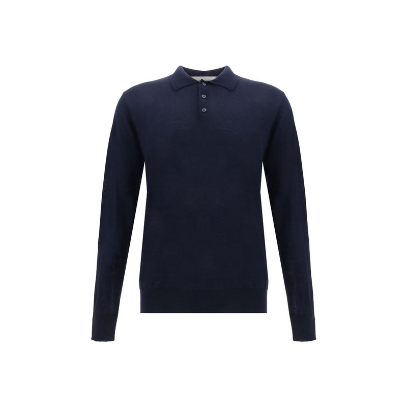 Blue Fleece Wool Shirt
