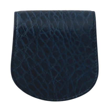 Blue Holder Pocket Wallet Blue Exotic Skin Condom Case-Dolce & Gabbana-LabelTerrace.com