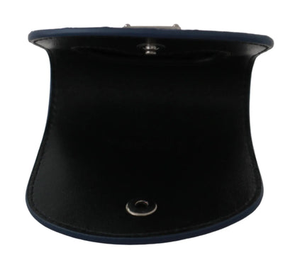Blue Holder Pocket Wallet Blue Exotic Skin Condom Case-Dolce & Gabbana-LabelTerrace.com