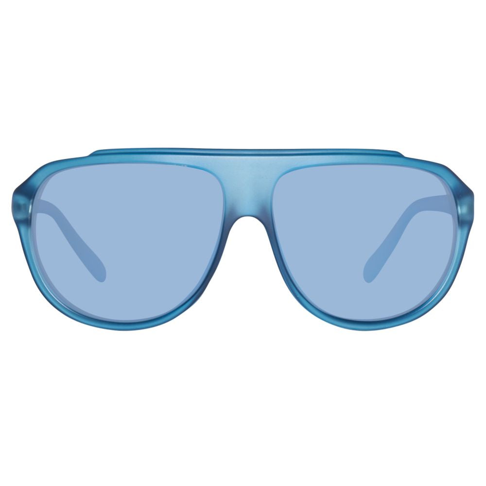 Blue Injected Sunglasses-Benetton-LabelTerrace.com