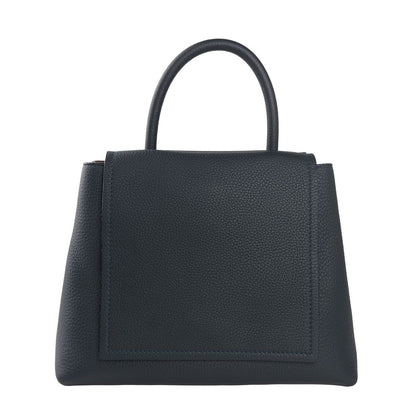 Blue Leather Handbag-Giada-LabelTerrace.com