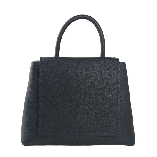 Blue Leather Handbag-Giada-LabelTerrace.com