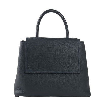 Blue Leather Handbag-Giada-LabelTerrace.com