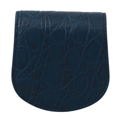 Blue Leather Holder Pocket Condom Case-Dolce & Gabbana-LabelTerrace.com