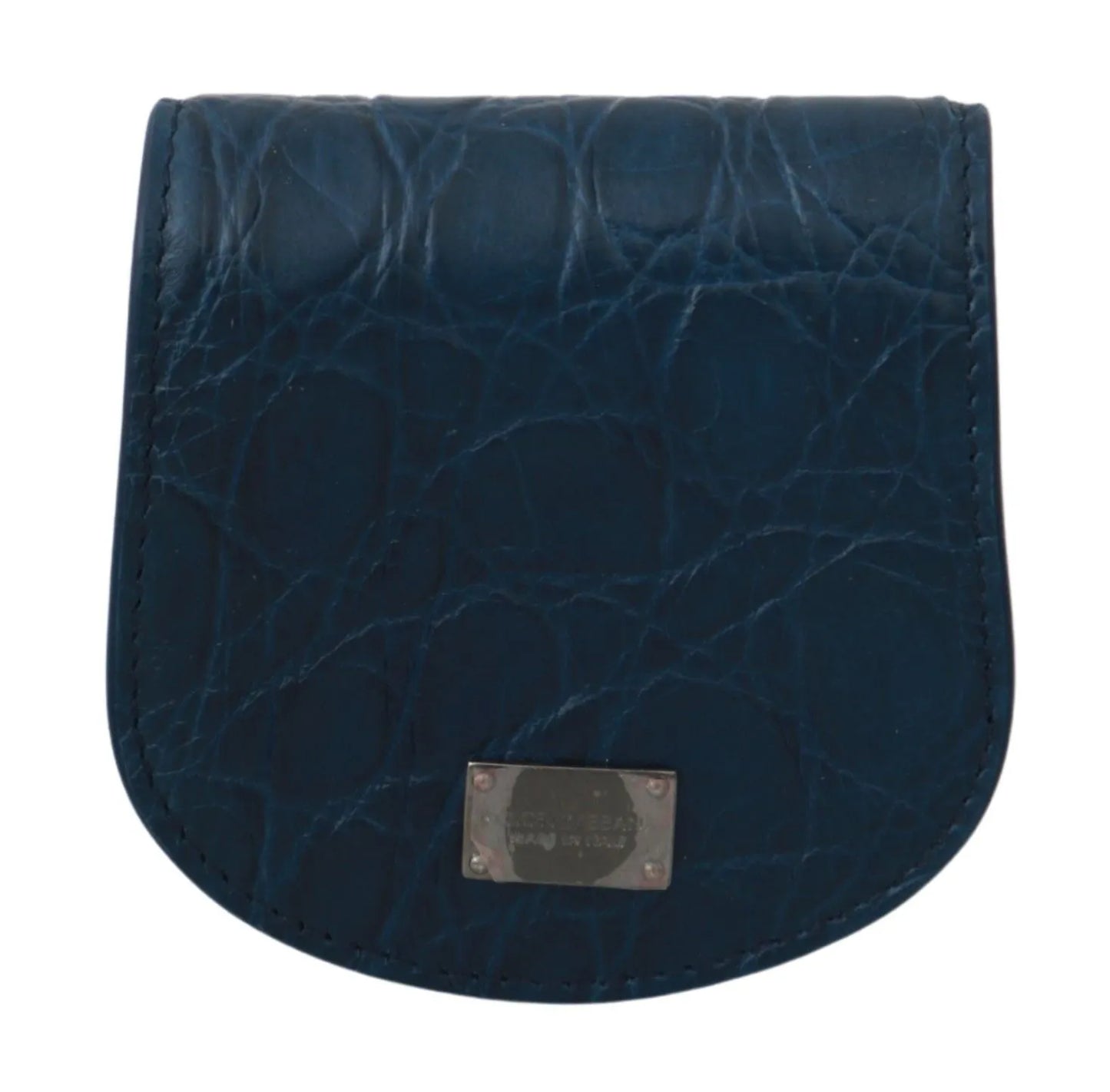 Blue Leather Holder Pocket Condom Case-Dolce & Gabbana-LabelTerrace.com