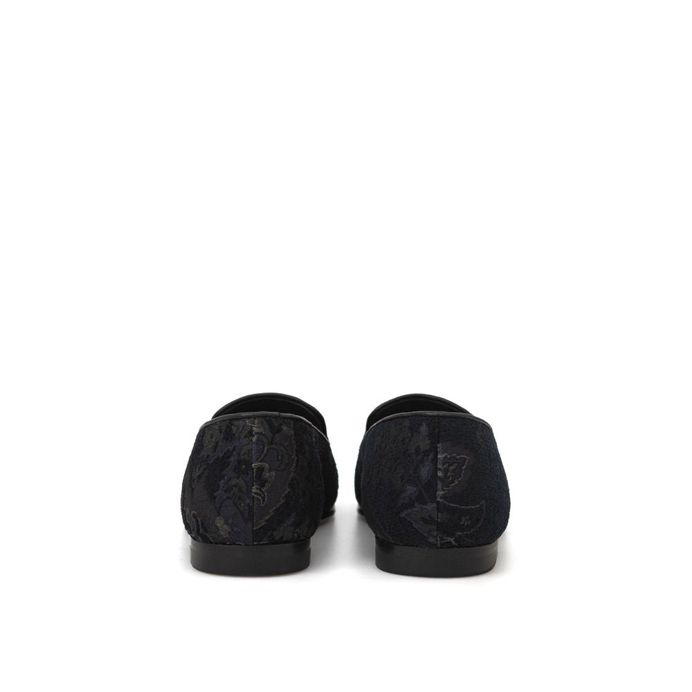 Blue Leather Slip-On Loafer-Etro-LabelTerrace.com