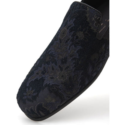 Blue Leather Slip-On Loafer-Etro-LabelTerrace.com