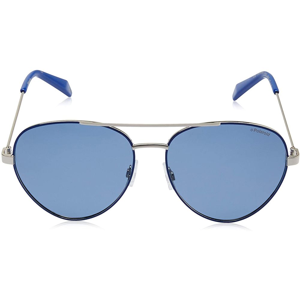 Blue Metal Sunglasses-Polaroid-LabelTerrace.com