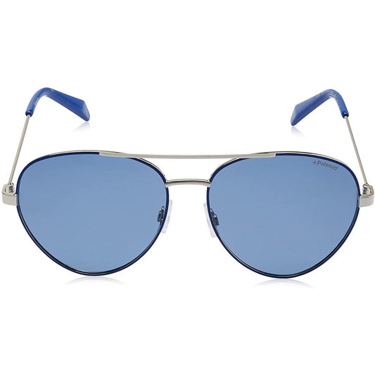 Blue Metal Sunglasses-Polaroid-LabelTerrace.com