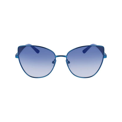 Blue Metal Sunglasses-Karl Lagerfeld-LabelTerrace.com
