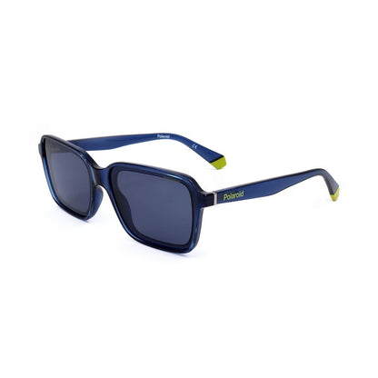 Blue Metal Sunglasses-Polaroid-LabelTerrace.com