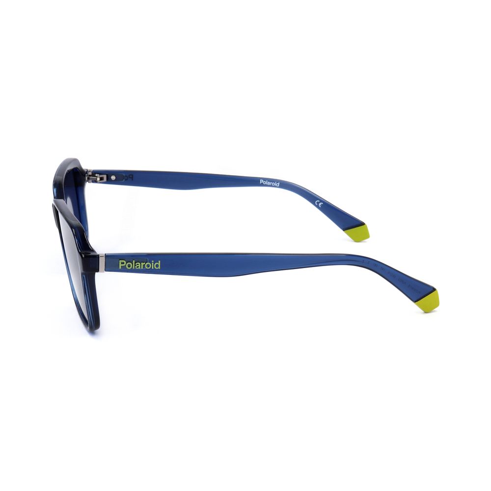 Blue Metal Sunglasses-Polaroid-LabelTerrace.com