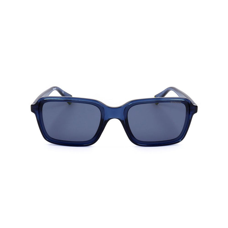 Blue Metal Sunglasses-Polaroid-LabelTerrace.com