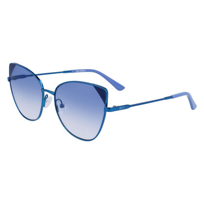 Blue Metal Sunglasses-Karl Lagerfeld-LabelTerrace.com