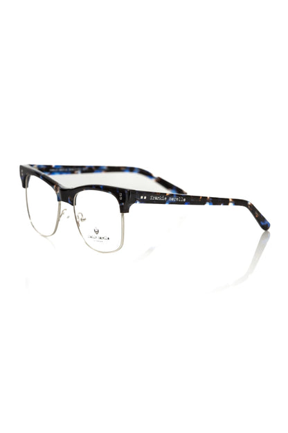 Blue Metallic Unisex Frame Eyeglasses