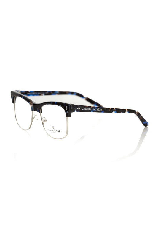Blue Metallic Unisex Frame Eyeglasses