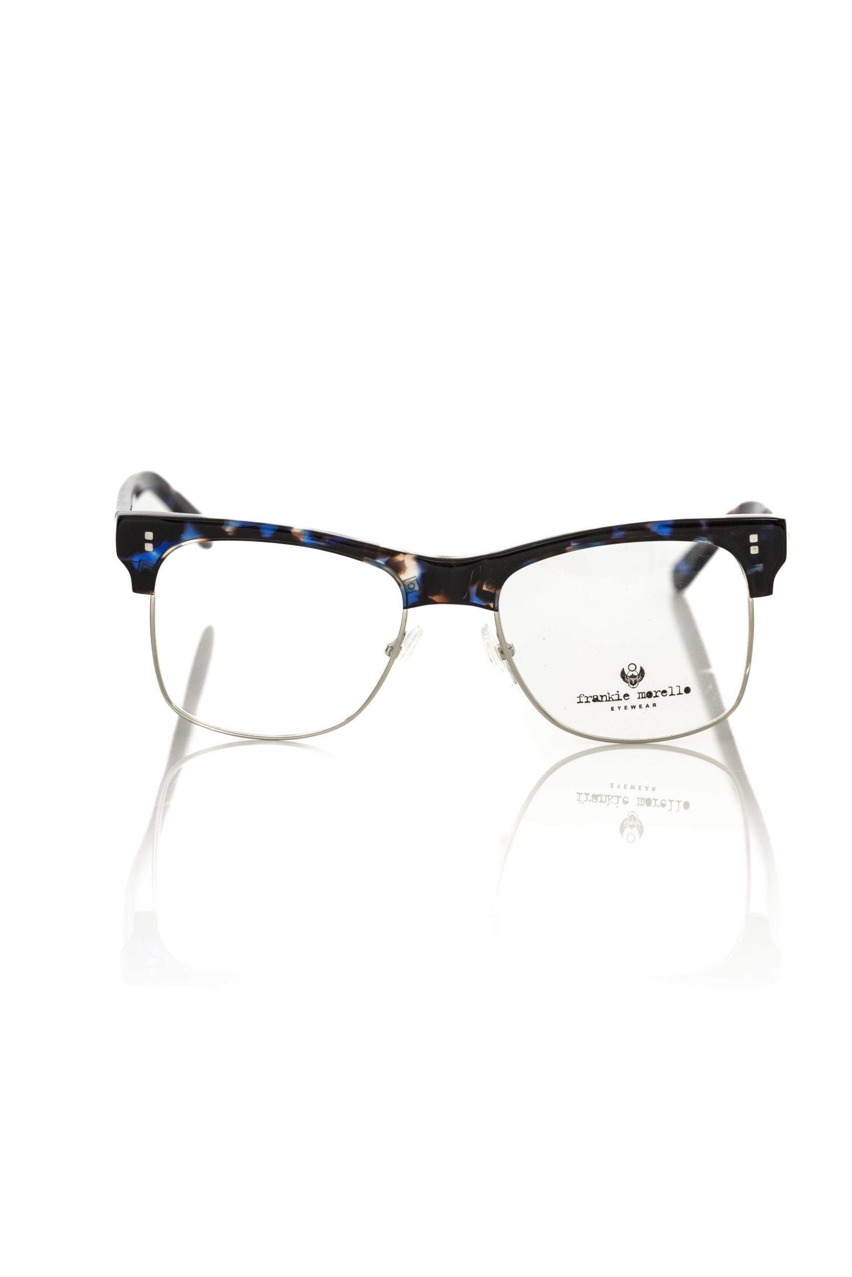 Blue Metallic Unisex Frame Eyeglasses