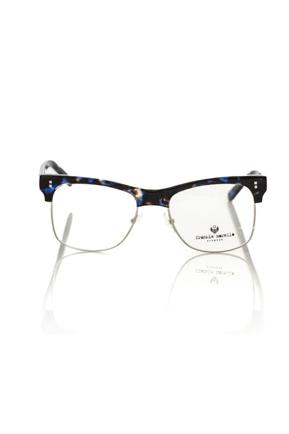 Blue Metallic Unisex Frame Eyeglasses