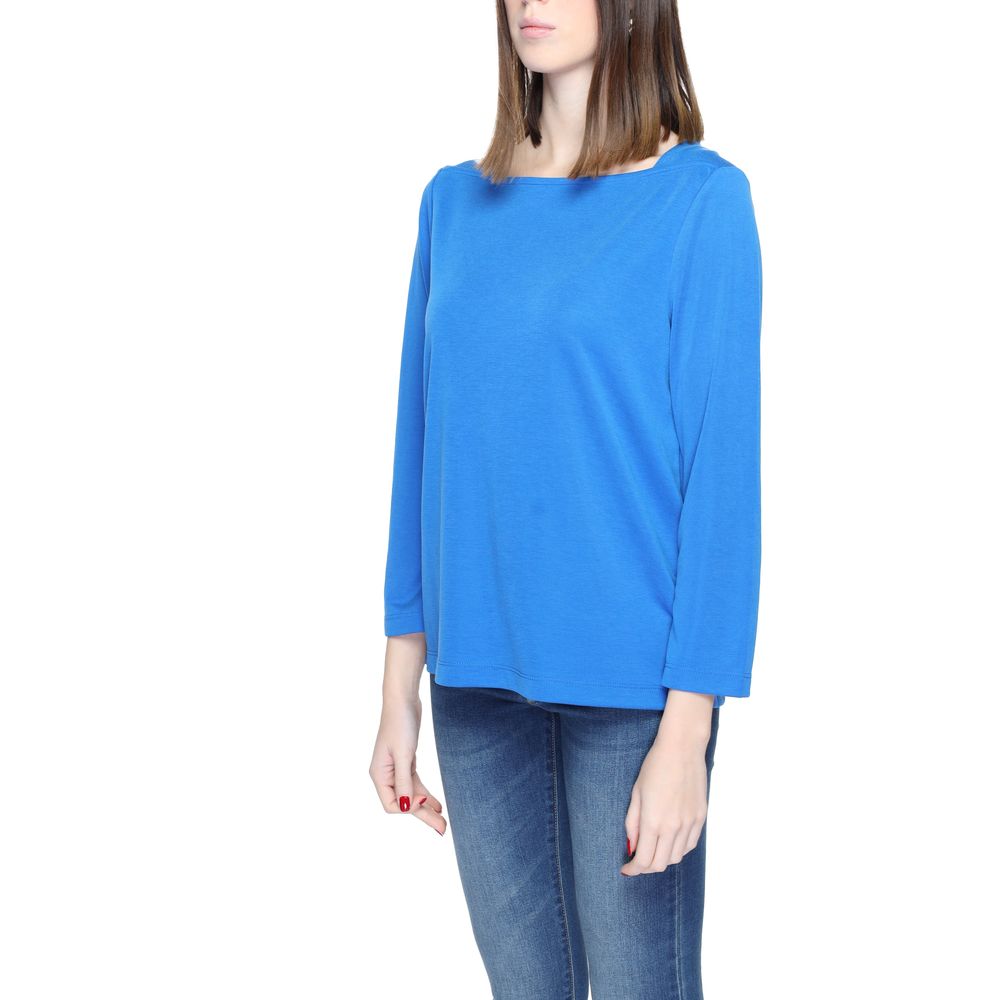 Blue Modal Long Sleeve T-Shirt-Street One-LabelTerrace.com