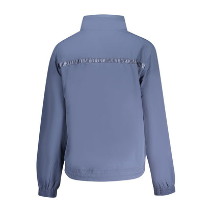 Blue Nylon Jackets & Coat