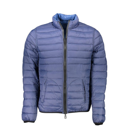 Blue Nylon Men Jacket-U.S. POLO ASSN.-LabelTerrace.com