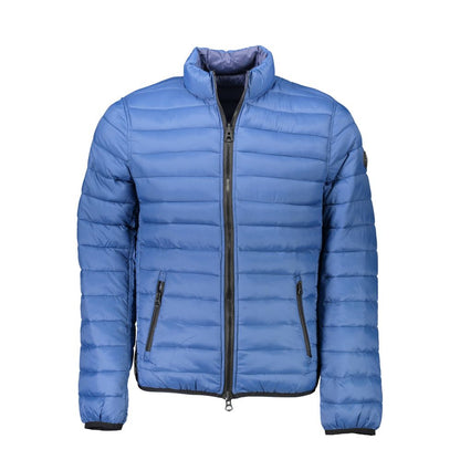 Blue Nylon Men Jacket-U.S. POLO ASSN.-LabelTerrace.com