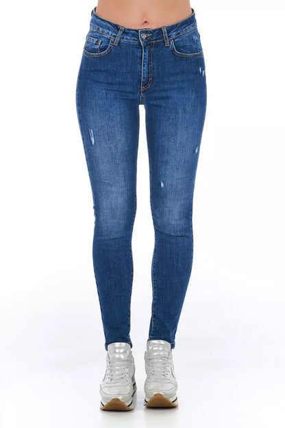 Blue Other Fibres Women Jeans