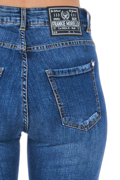 Blue Other Fibres Women Jeans
