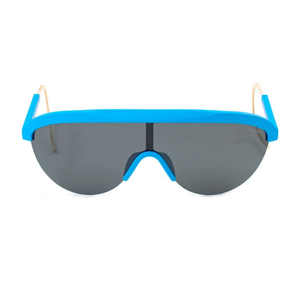 Blue Plastic Sunglasses-Polaroid-LabelTerrace.com