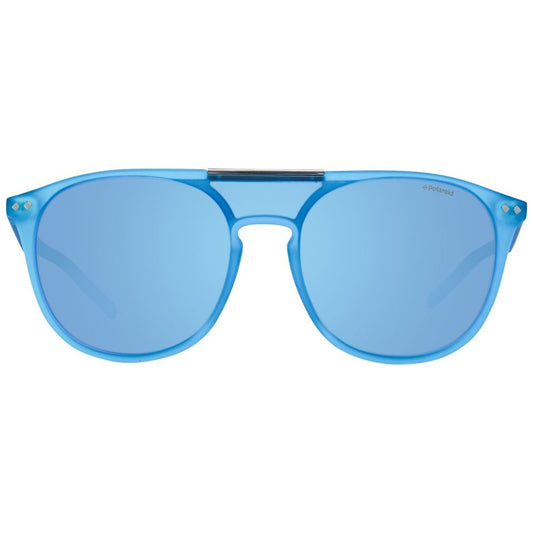 Blue Plastic Sunglasses-Polaroid-LabelTerrace.com