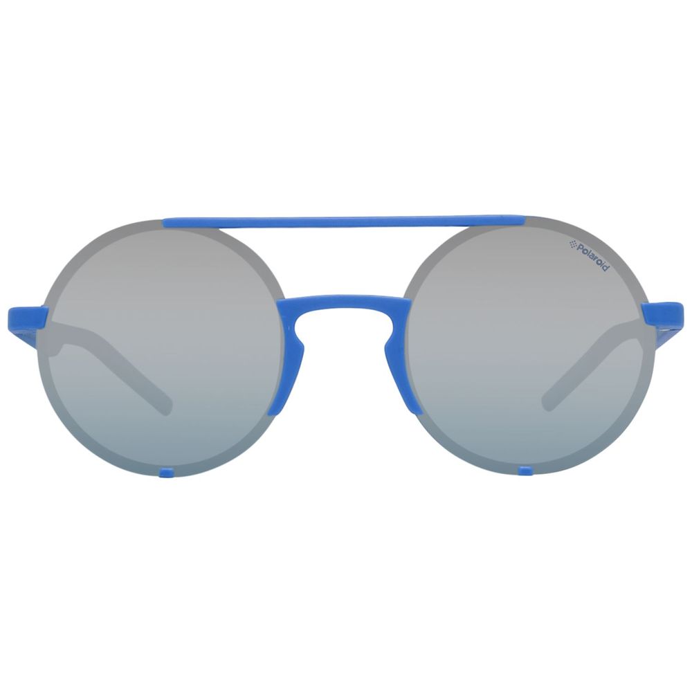 Blue Plastic Sunglasses-Polaroid-LabelTerrace.com