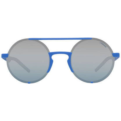 Blue Plastic Sunglasses-Polaroid-LabelTerrace.com
