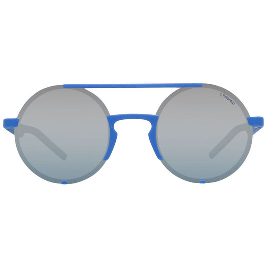 Blue Plastic Sunglasses-Polaroid-LabelTerrace.com