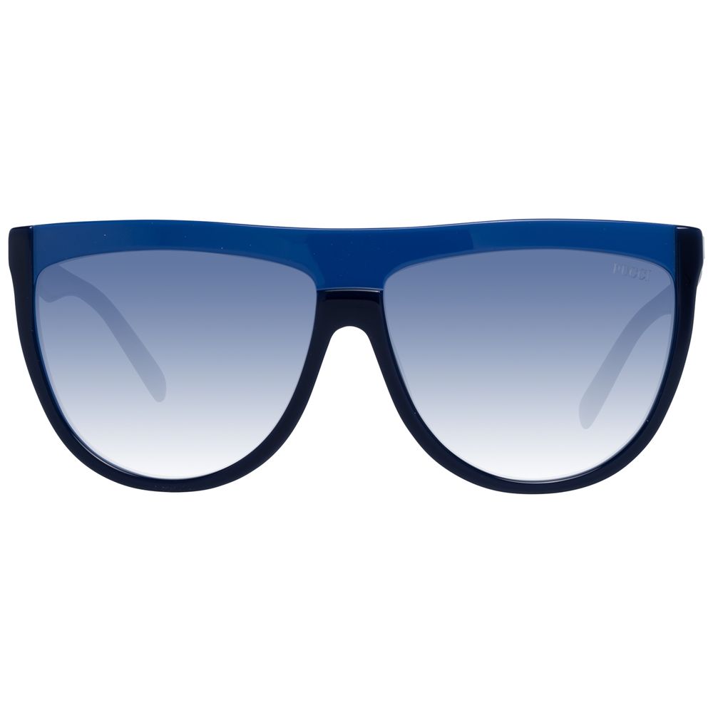 Blue Plastic Sunglasses-Emilio Pucci-LabelTerrace.com